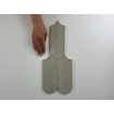 SAMPLE Terravito Evarno carreau mural et de sol - 75x75cm - rectifié - Pearl mat (gris) SW1131125