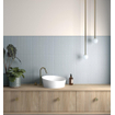 Terravito Nocino wandtegel - 6x18.6cm - Powder Blue mat (blauw) SW1159399