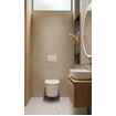 QeramiQ Dely Toiletset - 36.3x51.7cm - diepspoel - rimless - Geberit UP320 inbouwreservoir - met Burda frame - softclose toilet zitting 35 mm - glans witte bedieningsplaat - rechthoekige knoppen - wit glans SW1222070