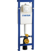 Wisa XS Inbouwreservoir - 118x38cm - frontbediening - met bedieningsplaat Glans Wit 0704406