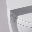 Laufen Cleanet RIVA WC-douche 35.5x60x41.5cm chasse profonde incl. abattant avec couvercle et softclose céramique Blanc brillant SW87194
