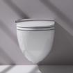 Laufen Cleanet RIVA WC-douche 35.5x60x41.5cm chasse profonde incl. abattant avec couvercle et softclose céramique Blanc brillant SW87194