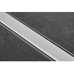Easy Drain Compact 50 zero douchegoot enkele plaat met zijuitloop 6x110cm RVS 2302602