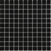 The Mosaic Factory Barcelona mozaïektegel - 30x30cm - wand en vloertegel - Vierkant - Porselein Black Mat SW157419