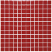 The Mosaic Factory Barcelona carrelage mosaïque - 30x30cm - carrelage mural - Carré - Porcelaine Rouge Brillant SW157267