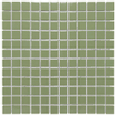 The Mosaic Factory Barcelona mozaïektegel - 30x30cm - wandtegel - Vierkant - Porselein Olive Green Glans SW157266