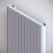 Vasco Alu Zen Radiateur décor 160x10x45cm 1196W aluminium Black January SW141307