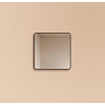 Saniclass Retro Line 2.0 Square Miroir carré 60x60cm arrondi cadre noir mat SW643417