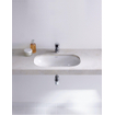 Duravit D Code lavabo encastré par le dessous 56x40cm sans trou de robinet avec trop-plein blanc 0315223