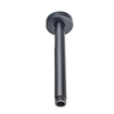 Fortifura Nebbio Ensemble de douche pluie - robinet encastré - élément encastré - barre de douche - flexible de douche lisse - douchette ronde - bras de plafond 20cm - douche de tête 30cm - gunmetal brossé PVD (anthracite) SW1447141