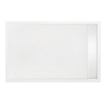 Xenz Easy Tray receveur de douche - 110x80x5cm - acrylique - sans cache-caniveau - blanc SW379310