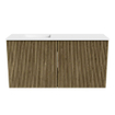 Mondiaz JOYA 80cm toiletmeubel - kleur Dusk - Wastafel FAYE positie Links Zonder kraangat kleur Talc. SW1421588