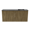 Mondiaz JOYA-DLUX 90cm toiletmeubel - kleur Dusk - Wastafel FAYE positie Rechts 1 kraangat kleur Lava. SW1423232