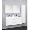 Differnz Somero Ensemble salle de bains 100x54x38cm avec armoire toilette FSC Blanc brillant SW705515