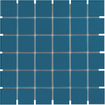 The Mosaic Factory London mozaïektegel - 30.9x30.9cm - wand en vloertegel - Vierkant - Porselein Blue Mat SW157767