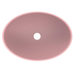 Arcqua Prince Vasque à poser - 49x34cm - ovale - marbre coulé - mat rose SW909480