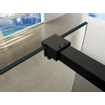 Wiesbaden Slim ensemble de profilés avec barre de stabilisation 120 cm noir mat SW203911
