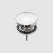 Clou Pollux plug met afdekkap niet afsluitbaar rvs Chroom SW9444
