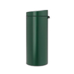 Brabantia Touch Bin Poubelle - 30 litres - seau intérieur en plastique - pine green SW1117319