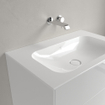 Villeroy & Boch Finion lavabo-meuble 80x50 sans trou de robinetterie sans trop-plein blanc Ceramic+ blanc SW209387