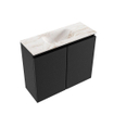 MONDIAZ TURE-DLUX Meuble toilette - 60cm - Urban - EDEN - vasque Frappe - position centrale - 1 trou de robinet SW1102614