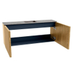 Mondiaz JOYA-DLUX 100cm toiletmeubel - kleur Oak - Wastafel FAYE positie Midden Zonder kraangat kleur Oza. SW1424109