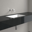 Villeroy & boch architectura lavabo de comptoir 62x42x18cm rectangle sans trou de débordement blanc alpin gloss ceramic+ SW762319