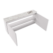 MONDIAZ TURE-DLUX meuble de toilettes 120 cm Cale. EDEN lavabo Glace position droite. Avec 1 trou de robinet. SW1103284