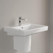 Villeroy et Boch Subway 2.0 Lavabo 60x47cm 1 trou pour robinetterie avec trop plein ceramic+ Blanc 1024080