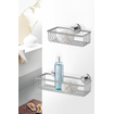 Zack SCALA Panier de douche - 24x14x9cm - acier inoxydable brillant SW23566