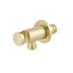 Grohe - Adema Rise Ensemble de douche pluie - rond - coude mural avec support de douchette - flexible de douche lisse - douchette à main - bras mural - douchette principale 25 cm - thermostat encastré Grohe SmartControl - finition brushed cool sunrise SW1248539