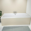 Saniclass Nurnberg Ligbad - 180x80x49cm - acryl - glans wit SHOWROOMMODEL SHOW21329