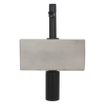 Differnz Jukon Set lave-mains 38.5x18.5x9cm béton avec robinet, bonde et siphon noir SW205843
