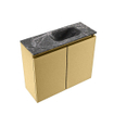 MONDIAZ TURE-DLUX Meuble de toilettes 60cm Oro. EDEN lavabo Lava position droite. Avec 1 trou de robinet. SW1103930