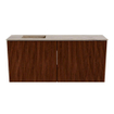 Mondiaz JOYA-DLUX 90cm meuble de salle de bains WC - couleur Ruby - Vasque FAYE position Gauche Sans trou de robinet couleur Arena SW1425275
