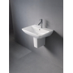 Duravit Me by starck lavabo 60x46 cm. 1x trou de robinet avec trop-plein blanc 0293424