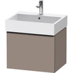 Duravit D-neo Meuble sous vasque 58.4x44.2x44cm 1 tiroir Basalte mat SW641020