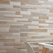 Ceralto Monolith Urban carreau décoratif 25x75cm 9.7mm pâte blanche multicolore SW93900