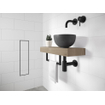 Looox Rail Porte-serviette pour lavabo 35cm Noir mat SW374830