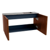 Mondiaz JOYA-DLUX Meuble de salle de bains 80cm - couleur Ruby - Vasque FAYE position Droite Sans trou de robinet couleur Sombra. SW1425672