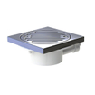 Sanibroyeur Sanifloor pompes d'eaux usées Sanifloor siphon inclu pour carrelage, hauteur totale 68mm 295x164x191mm coté 1xDN16 0620134