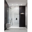 Robinet de douche Crosswater MPRO - encastré - vertical - noir mat SW209255