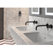 Crosswater MPRO Inbouw Wastafelkraan - inclusief inbouwdeel - 14cm en 22cm uitloop - mat zwart SW209285