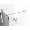 Wiesbaden Smoke Douche à l'italienne 80x200cm avec profil mural chrome et vitre NANO 10mm fumée SW73130