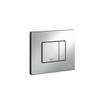 Villeroy & Boch Subway Compact Pack WC - réservoir encastré - à fond creux WC suspendu - plaque de déclenchement verticale/horizontale - chrome SW158380