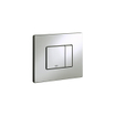 Villeroy & Boch Avento Closet inclusief inbouwreservoir en bedieningsplaat verticaal/horizontaal mat chroom SW213510