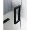 Crosswater MPRO porte de douche coulissante - 150x195cm - softclose - anti-calcaire - noir mat - DESTOCKAGE OUT11972
