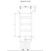 Plieger Genua EVO designradiator horizontaal 1125x550mm 471W wit SW224537
