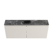 MONDIAZ TURE-DLUX Meuble WC 120 cm Linen. Lavabo EDEN Lava position centrale. Sans trou de robinet. SW1103887