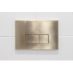 Geberit Duofix Element - UP 320 - QeramiQ metal bedieningsplaat - wand 112cm - rechthoekige knoppen - metaal goud geborsteld SW976092